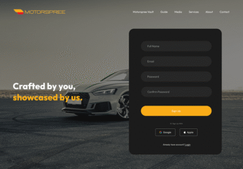 MOTORSPREE – UI/UX Case Study by Zeos Tech